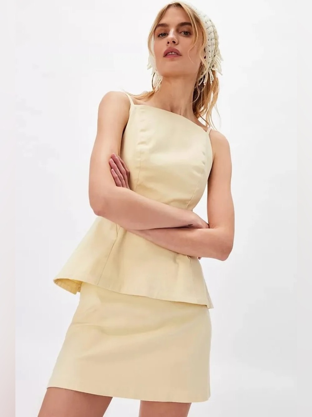 BNWT Free People 2 Piece Set Malia Tank & Skirt Set